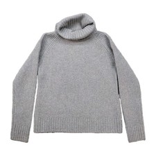 Fjallraven Men's Size M Ovik Roll Neck Sweater 100% LambsWool Grey  NWT picture
