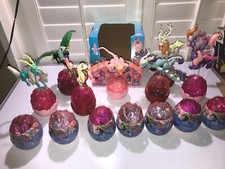Mattel MEGA Crystal Creatures Mystery Egg Toy Building 7 EGGS NEW SEALED CASE picture