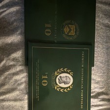 BEP Premium Historical Portfolio 1999 & 1995 $10Notes Low Serial #302 w/COA picture