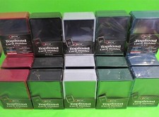 500 BCW TOPLOAD CARD HOLDERS w/color border , WHITE, RED, BLUE, BLACK,GREEN, 3X4 picture