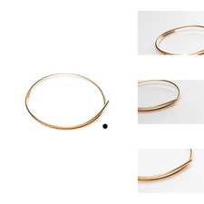 14/20 Yellow Gold Filled Wire 8 Gauge, Round, Dead Soft, 6IN By CRAFT WIRE picture