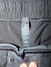 lululemon mens black joggers drawstring medium picture