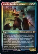 Ayesha Tanaka, Armorer (Foil Etched) 51 DMC Rare Lightly Played picture