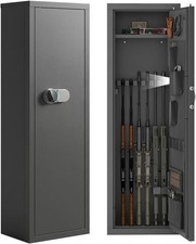 12-15 Gun Safe for Rifles & Pistols, Electronic Lock, Rifle Racks & Shelf picture