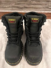 Dr. Martins Black Industrial Steel Toe Boots- Size 10M - new without box picture