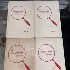 (4)Nancy Taylor Illustrated Course Book Modeling & Etiquette Hardcover 1958 1-4 picture