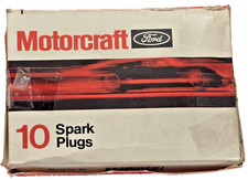 Motorcraft Ford spark plugs AG501 10 pack NOS VTG new picture