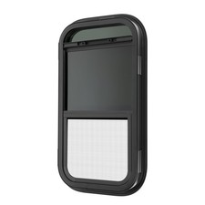 RV Window Vertical Sliding Camper Window with Trim Kit Screen Replacement picture
