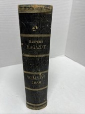 Harper's Magazine Vol. LXXVI December 1887 To May 1888 Harper & Bros. HC 1888 picture