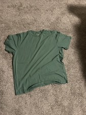 L.L.Bean Traditional Fit XL REG Green Cotton Crew Neck T Shirt Men picture