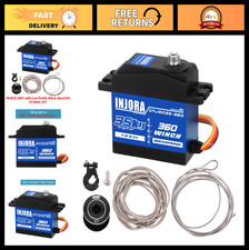 35KG Waterproof Digital Servo 360° Rotation Winch Spool for SCX10 PRO RC Crawler picture