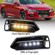 LED DRL Turn Signal Fog Lights Fit for Honda Accord 2018-2020 1 Set picture