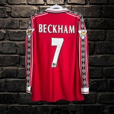 Manchester United 1998/1999 Retro Home Jersey - Beckham #7  picture