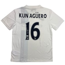 Autographed/Signed Sergio Kun Aguero Manchester City Jersey Beckett COA picture