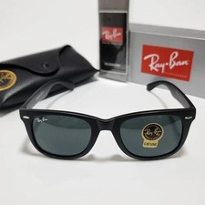 Ray-Ban RB2140 Wayfarer Sunglasses 50mm Frame Glossy Black Frame Gray Glass Lens picture