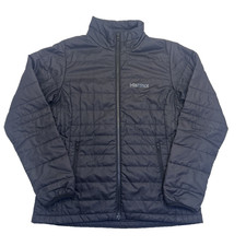 MARMOT Women's Medium Black Calen Insulated Quilted Full Zip Puffer Jacket picture