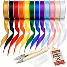 with Scissors, Flower Bouquet & Party Decor, Hair Bows, Wrapping, 12 Colors picture