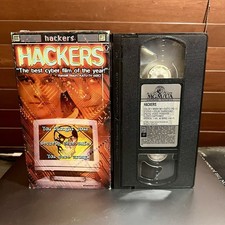 Hackers (VHS, 1995) Angelina Jolie Cyber Thriller 90s OOP Rare Cult Classic picture