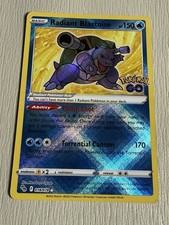 Radiant Blastoise 018/078 Pokémon GO Holo picture