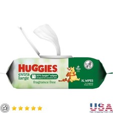 Unscented Extra Large Baby Wipes 42 Count Hypoallergenic Sensitive Skin New picture
