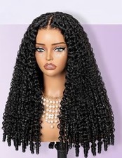  Used beautiful Human Hair Burmese Curl lace front wig READY TO SHIP picture