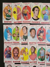 1969-70 Topps Basketball Lot - 32 Cards - W/ Don Nelson and Gus Johnson picture