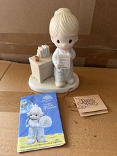 Precious Moments by Enesco vintage 1984 “Love Never Fails” figurine picture