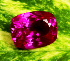 Flawless AAA Natural Pink Sapphire Certified 11+ Ct Cushion Cut Loose Gemstone picture