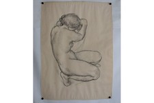 Original lithograph of a nude woman by Gustave François Barraud (57310) picture