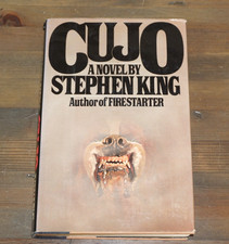 Cujo by Stephen King (1981) Horror Viking 0981 Hardcover w/ Dust Jacket picture