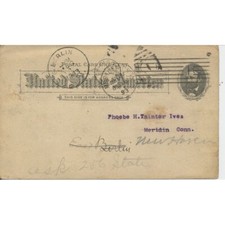 1893 Chicago IL cancel to Meriden CT forwarded to E. Berlin then New Haven Soap  picture