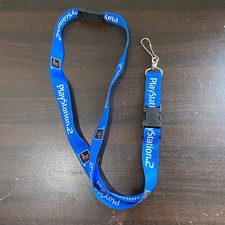 Official Sony PlayStation 2 PS2 Promo Lanyard Logo Keyholder NOS picture