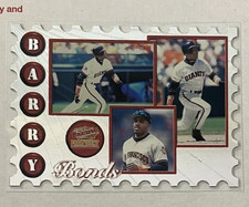 Barry Bonds 1998 Pacific Paramount Special Delivery Die-Cut Insert #17 - 1:37 picture