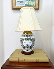Vintage Maryland Delft Jar Table Lamp picture
