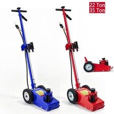 🔥22/35 Ton Steel Air Hydraulic Floor Jack HD Truck Lift Jacks 77000/48500 LBS picture