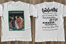 Vtg TLC Crazy Sexy Cool World Tour Cotton White Shirt For Men Full Size MC659 picture