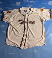 Vintage University Texas Jersey Mens XL Baseball Short Sleeve Button Up picture