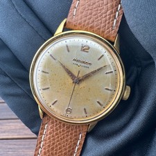Men's Movado Watch Plated 34Mm Cal. 127 Manual Wind Vintage 1950S picture