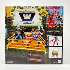 Mattel Masters of the WWE Universe Fright Zone Ring hWo Hall & Nash figures new picture