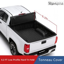 6.2FT Bed Low Profile Flip Up FRP Tonneau Cover For 2015-2026 Chevrolet Colorado picture