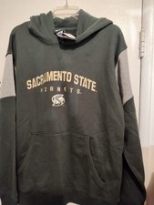 Champion-Sacramento State Hornets-Dark Green/Gray-Hoodie Sweatshirt-Size XL-NWT picture