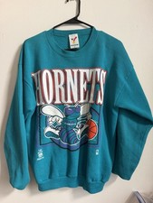 90s Artex Tag Vintage Charlotte Hornets Crewneck Size Men’s M - True Fit Medium picture