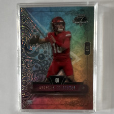 Wild Card Card Studs Anthony Colandrea Virginia Cavaliers 1/1 NCAA Football picture
