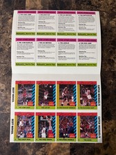 1990 McDONALD'S TIPS 8 MICHAEL JORDAN CARDS picture
