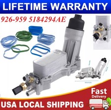 926-959 Aluminum Engine Oil Filter Housing For 11-22 Dodge Chrysler Ram Jeep3.6L picture