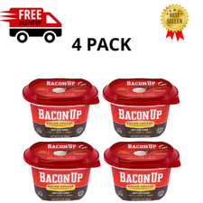 Bacon Up Bacon Grease 14 oz Rendered Bacon Fat Cooking Cast Iron, 4 Pack picture