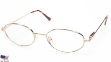 NEW NEW ATTITUDE NA-3 #03 COL#03 GOLD /CREAM SWIRL EYEGLASSES 50-20-140 B35mm picture