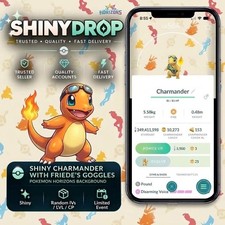 Pokémon GO Shiny Charmander Wearing Friede’s Goggles Background picture