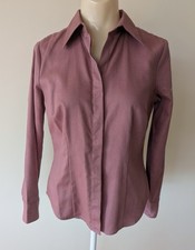 NWT, Ann Taylor Loft Blouse, Size 4P, Pink, 100% Cotton picture