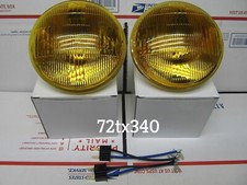 VINTAGE DARK AMBER headlights 5 3/4 FOR CHEVY DODGE GMC FORD TRUCK replaces 5001 picture